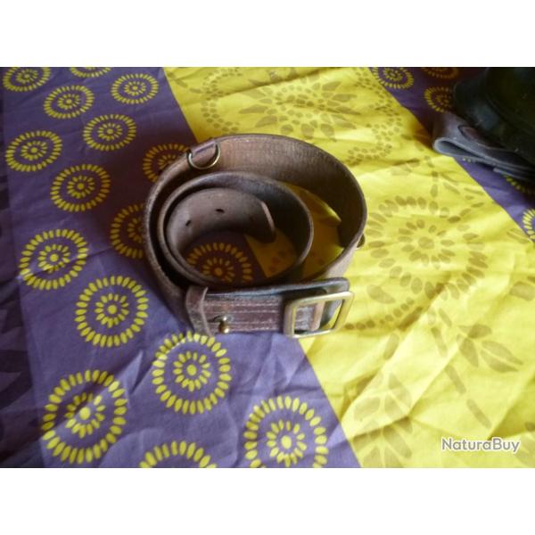 + CEINTURON D OFFICIER BOUCLE SANS ARDILLON