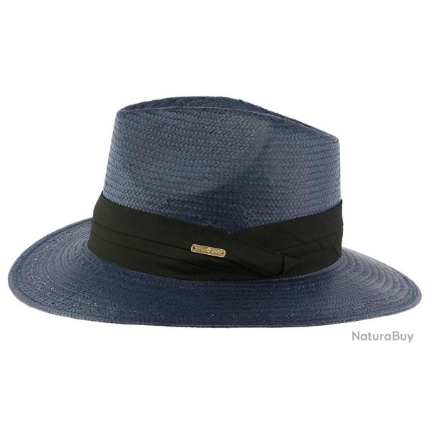 Chapeau de Paille Bleu Marine Th�o Taille unique Marine