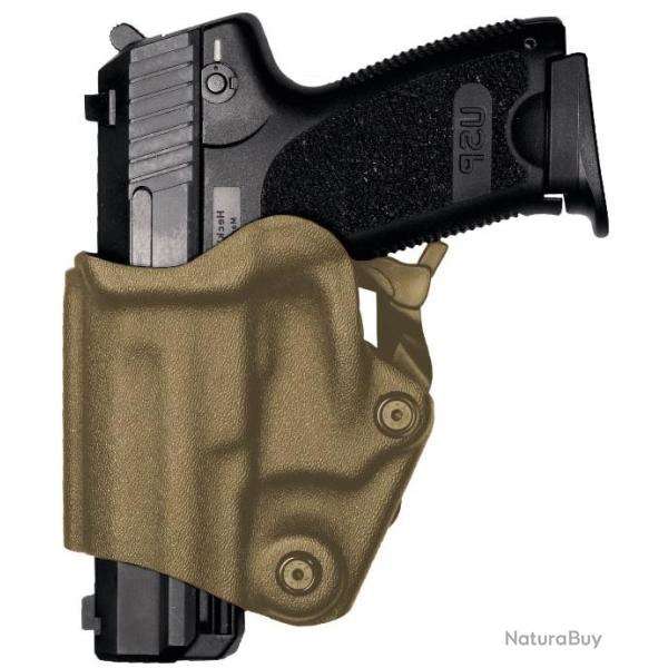 Holster Vegatek short VKS8 pour gaucher PAMAS MAS-G1 tan