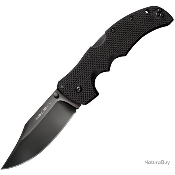 Couteau Cold Steel Recon 1 Clip Point S35VN Manche Black G-10 Lame Acier S35VN Tri-Ad Lock CS27BC
