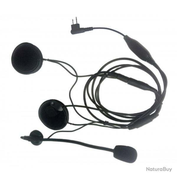 Oreillette micro moto compatible Motorola XTNI, XT420, XT460, CP040, GP300