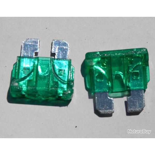 5 fusibles standard enfichable automobile 30 amperes