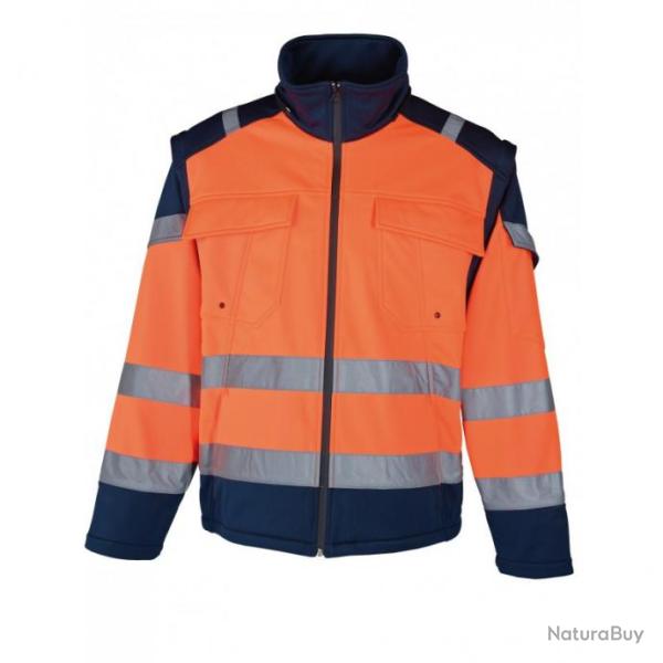 Softshell de signalisation SINGER SAFETY VILMO/VILMA XL Orange / Bleu Marine