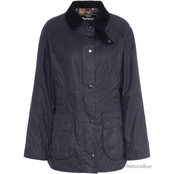Veste huil�e Beadnell (Mod�le: Navy, Taille: 16)
