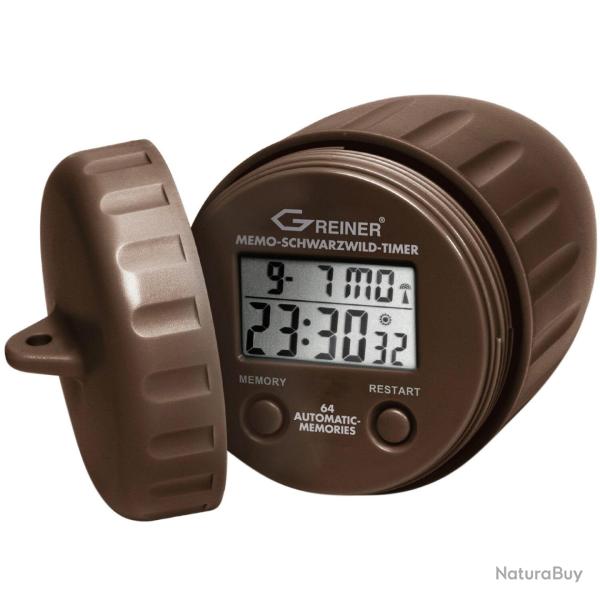 Horloge �lectronique avec radio et enregistrement automatique (Couleur: marron)