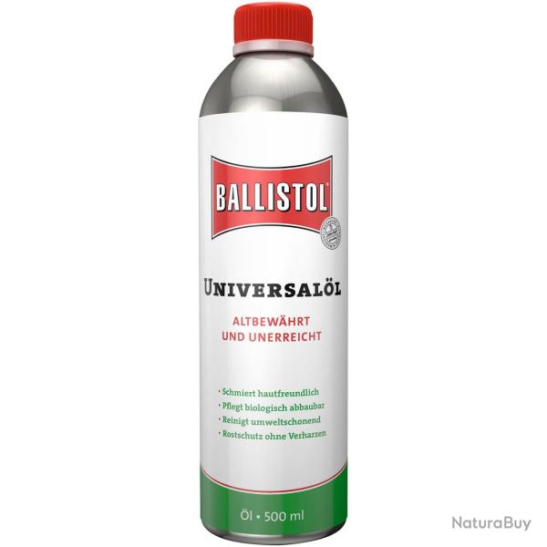 Huile pour arme Ballistol bouteille de 500ml