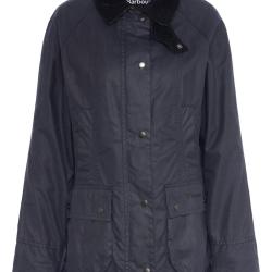 Veste huil&eacute;e Beadnell (Mod&egrave;le: Navy, Taille: 18)