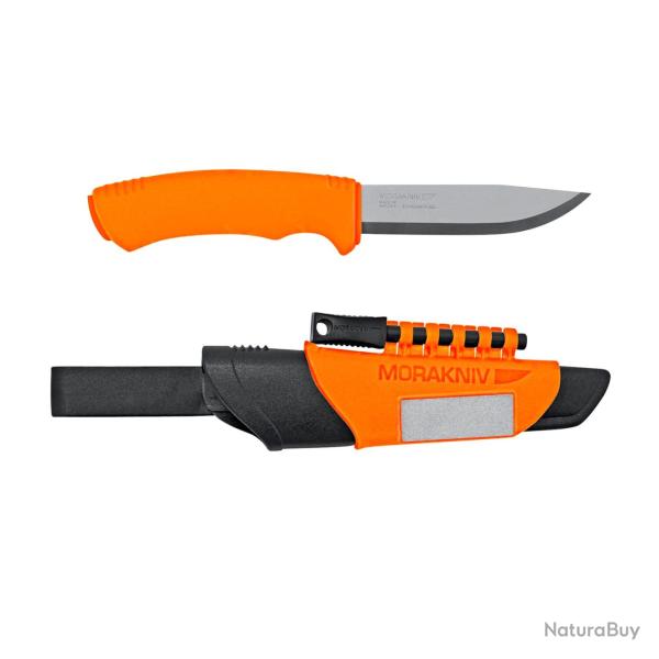 Couteau Bushcraft Survival (Couleur: orange)