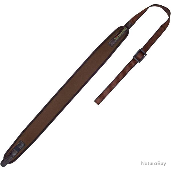 Bretelle en noprne  fermeture rapide (Couleur: marron)