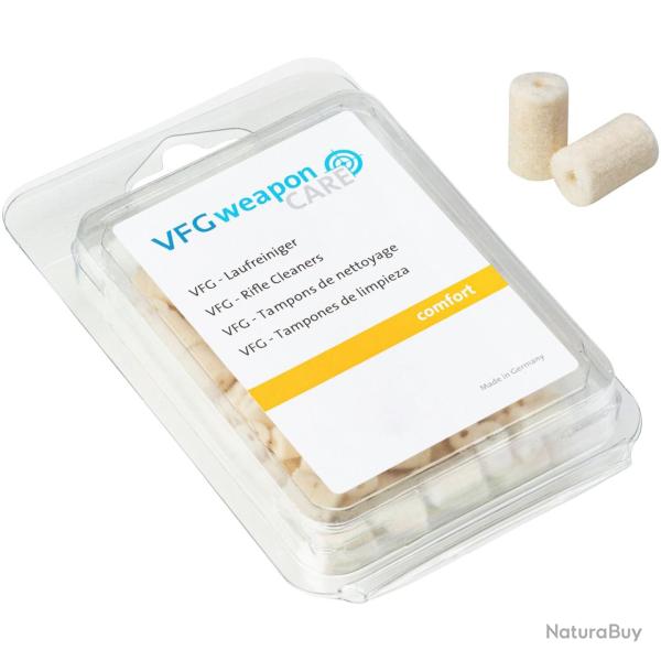 Tampons de nettoyage COMFORT 4-4,5 mm (petit format) (Mod�le: 100 tampons, Calibre: 4-4,5mm)