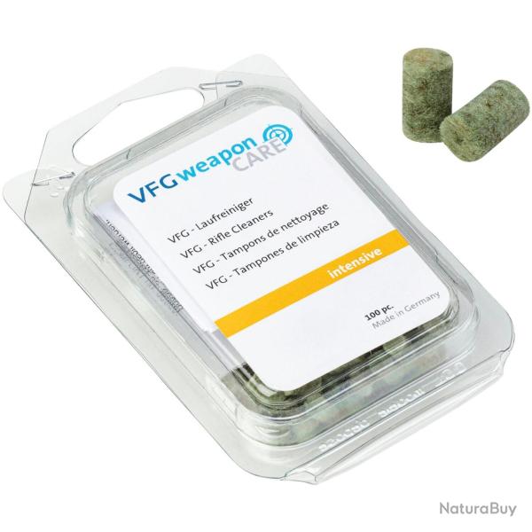 Tampons de nettoyage INTENSIVE 4-4,5 mm (petit format) (Mod�le: 100 tampons, Calibre: 4-4,5mm)