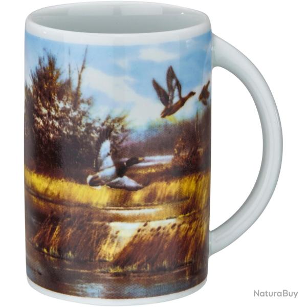 Tasse � caf� motif gibier (Mod�le: motif canard)