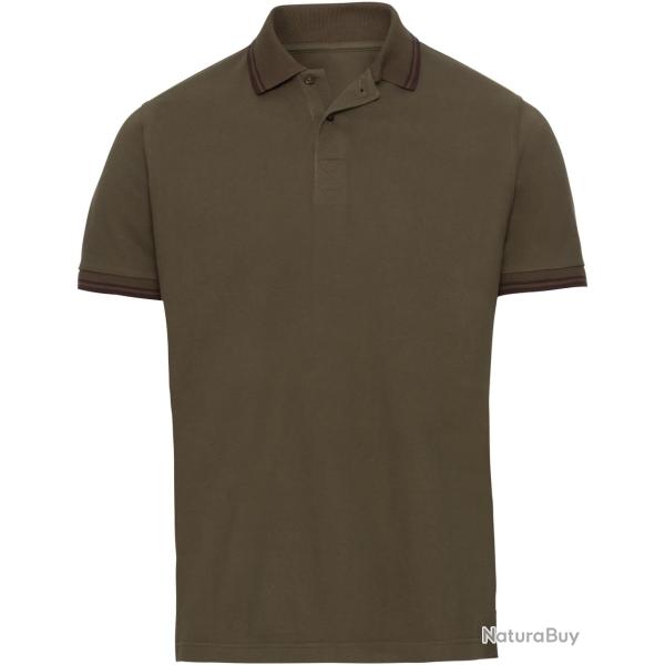 Polo manches courtes Couleur Oliv