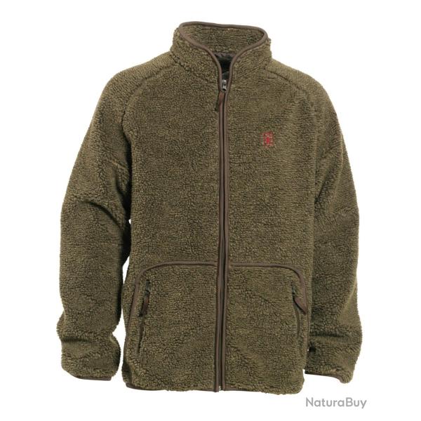 Veste molletonn�e Couleur Olive