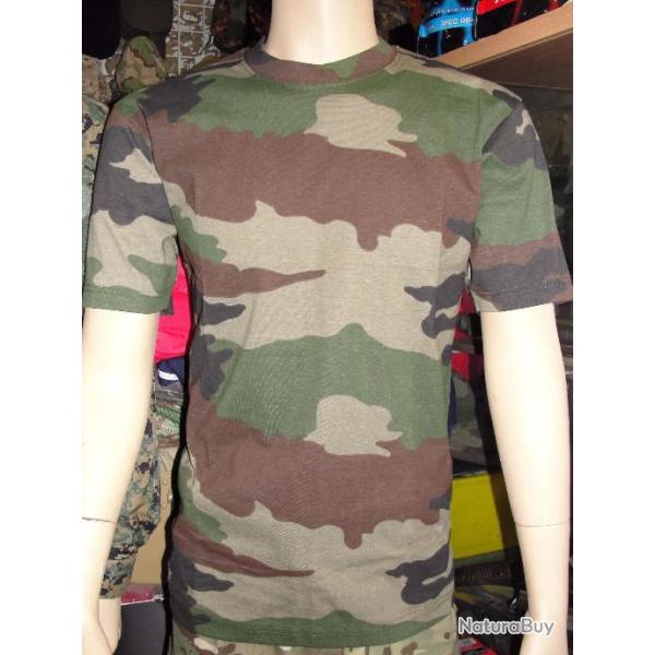 T-shirt Arme Franaise camouflage Centre Europe maillot cam c/e camo camoufl