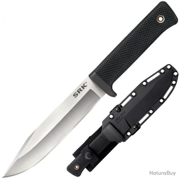 Couteau Cold Steel SRK San Mai (Survival Rescue Knife) Manche Kraton Etui Secure-Ex CS35AN