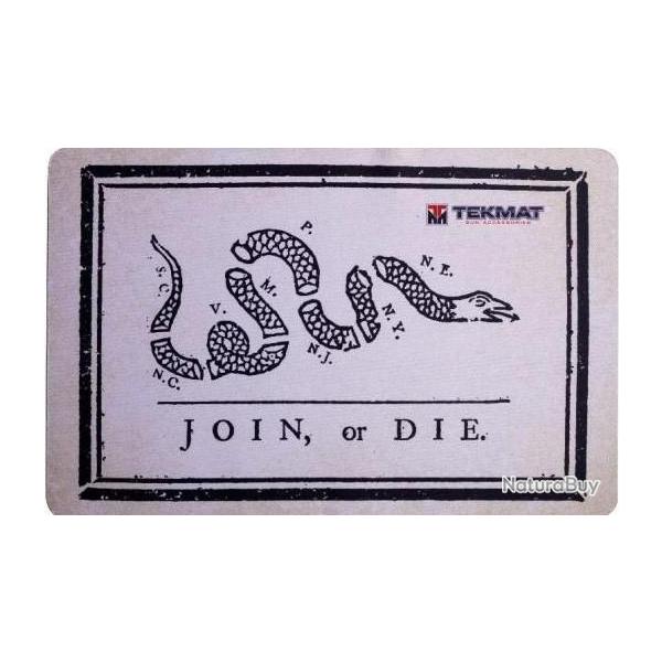 Tapis de Nettoyage Neoprene  avec decor Join or Die