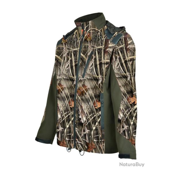 Blouson de chasse Percussion Softshell GhostCamo Forest