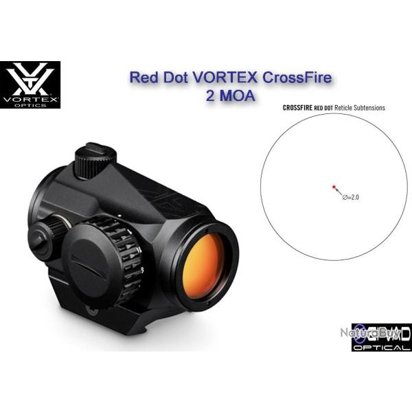 Point Rouge VORTEX CrossFire - 2 MOA