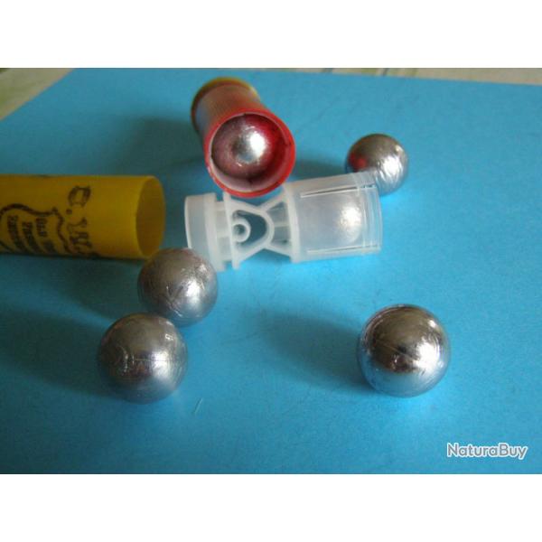 BILLES POUR RECHARGEMENT CARTOUCHES CAL 12