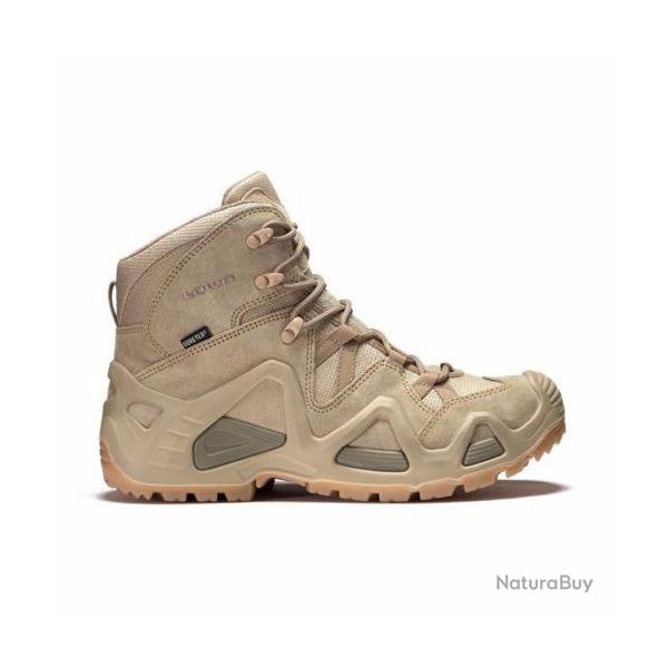 Chaussures Rangers Lowa Zephyr mid Gore-Tex coyote OP / gtx beige TF