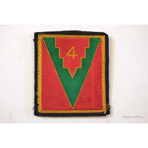 Insigne brod� / patch 4 DI D.I. Division d'Infanterie Scratch