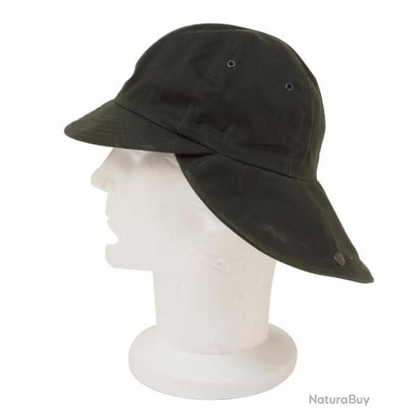 Casquette kaki rabats velours