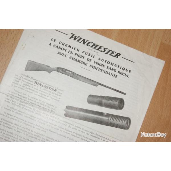 notice fusil WINCHESTER 59 et 59vc (d8c3063)