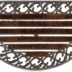 Paillasson tapis porte d'entr&eacute;e essuie-pieds fonte 72 x 39 cm 2013037