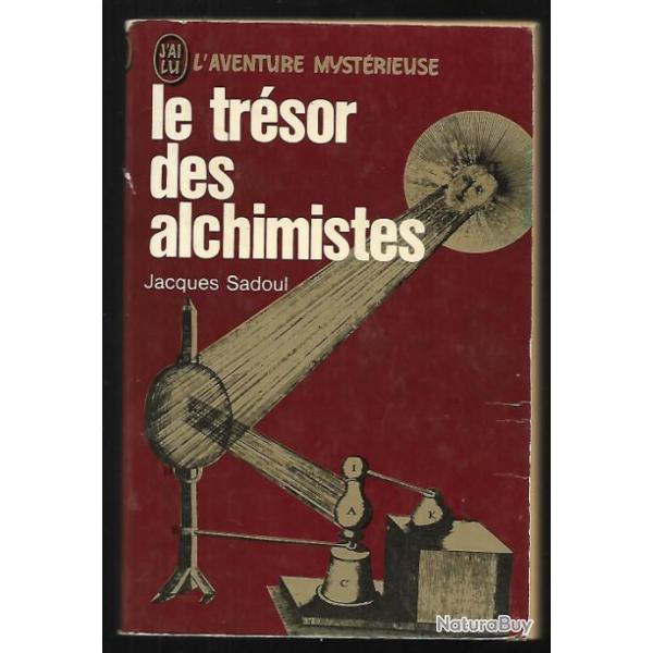 Le tr�sor des alchimistes j'ai lu rouge  l'aventure myst�rieuse n a 258 de jacques sadoul