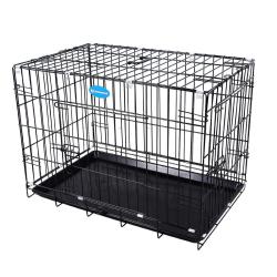 Cage pour chien pliable et transportable noir taille M 75 x 47 x 54 cm 3712013