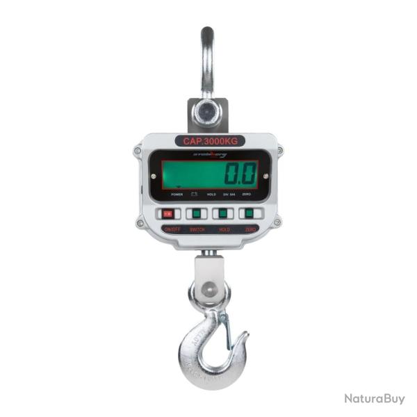 Crochet peseur industriel professionnel 3t / 0.5kg - LCD 3414104