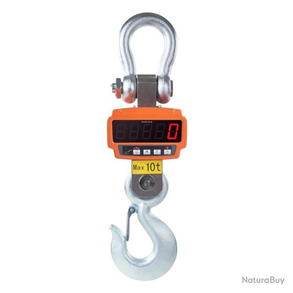 Crochet peseur industriel professionnel 10t / 2kg - avec tlcommande 3414112