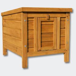 Cabane clapier &agrave; lapins rongeurs poulailler lapini&egrave;re ou autres petits animaux en bois 420 x 515 x