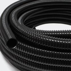25m Tuyau de bassin Tuyau spiral&eacute; 40 mm (1 1/2") - noir jardin bricolage 4216365