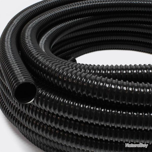 25m Tuyau de bassin Tuyau spiral� 40 mm (1 1/2") - noir jardin bricolage 4216365