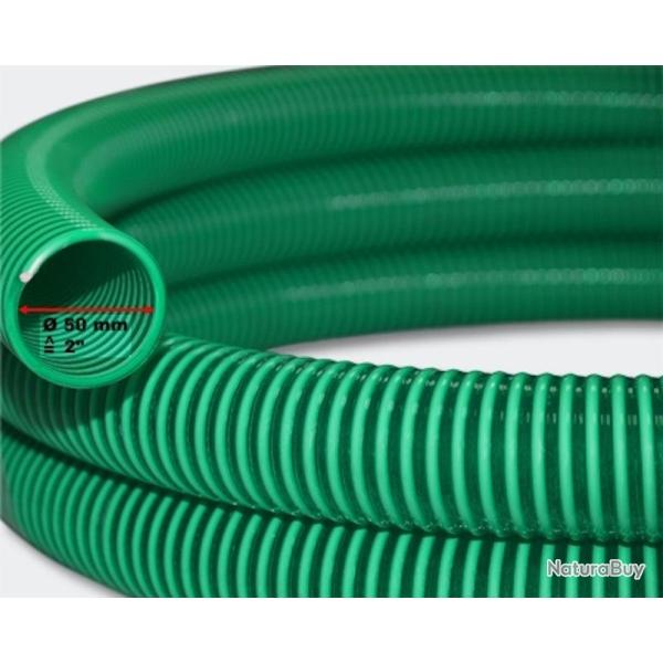 Tuyau de bassin en longueur de 5 m�tres 2 pouces - 50,8 mm vert jardin bricolage 4216382