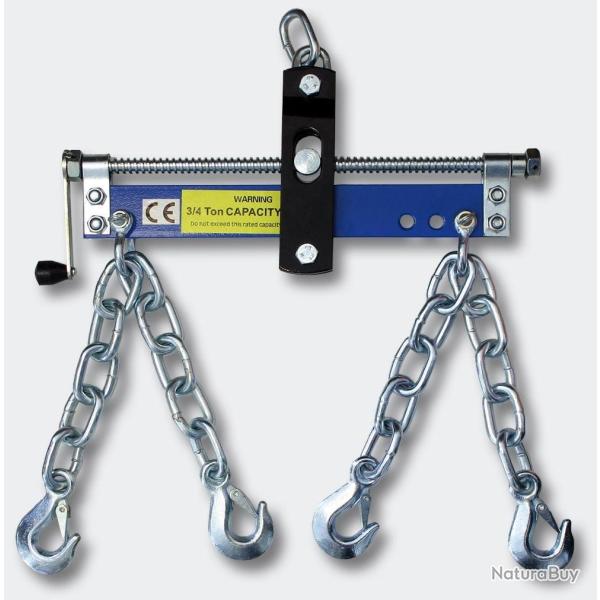 Balancier pour grues d'atelier levage par chanes cbles garage bricolage 750kg 3416102