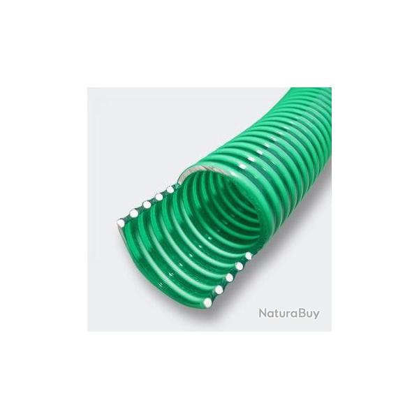 25 m�tres Tuyau d'aspiration en PVC 1 1/4 Pouces (31,75 mm), avec spirale de renforcement 4216398