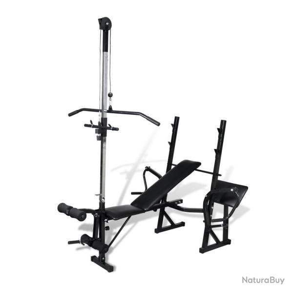Banc de musculation complet appareil � charge guid�e sport fitness musculation 0702056