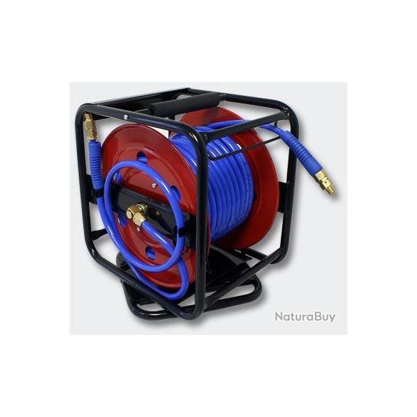 D�vidoir - Enrouleur de tuyau pneumatique portable en acier 30 m 12 bar Rotation � 360� 4216441