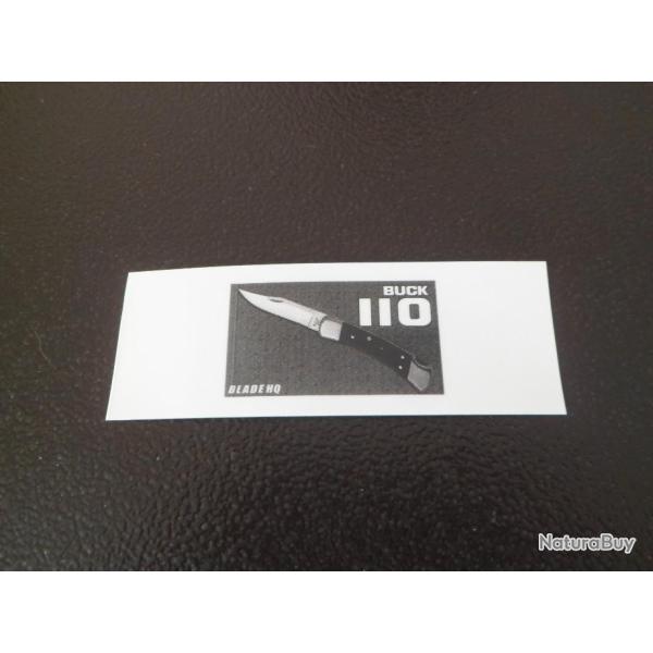 Superbe autocollant BUCK 110 Blade HQ