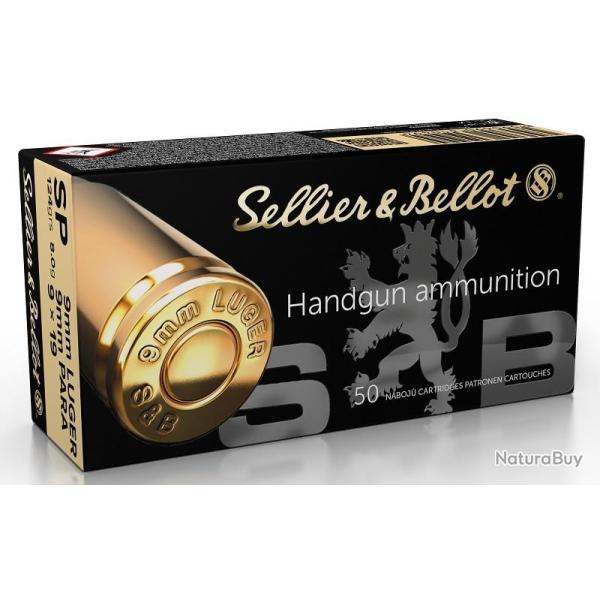 50 Munitions S&B cal 9X19 124gr SP