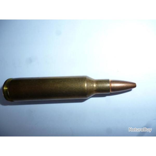une cartouche de 22-250 remington