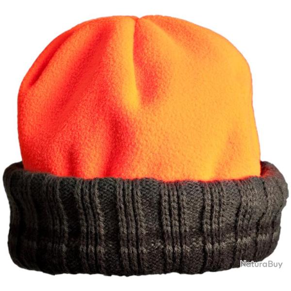 BOB, POLAR FLEECE REVERSIBLE, VERT ORANGE