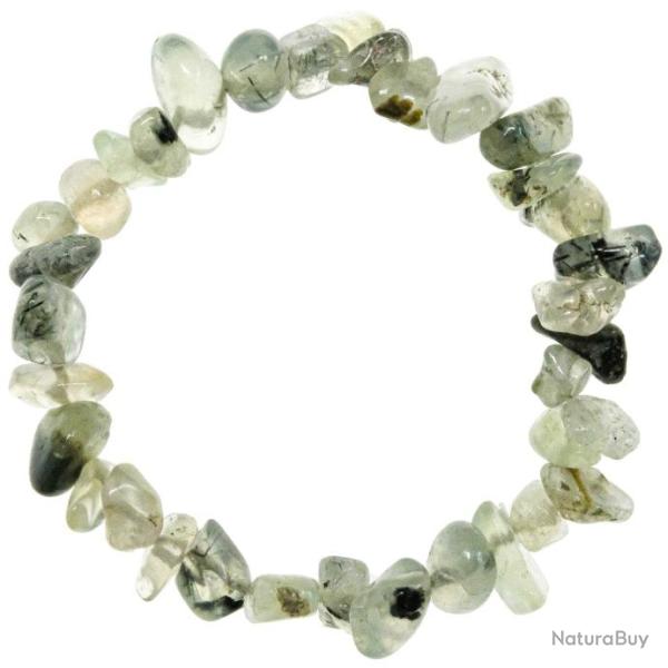 Bracelet en pr�hnite �pidote - perles baroques