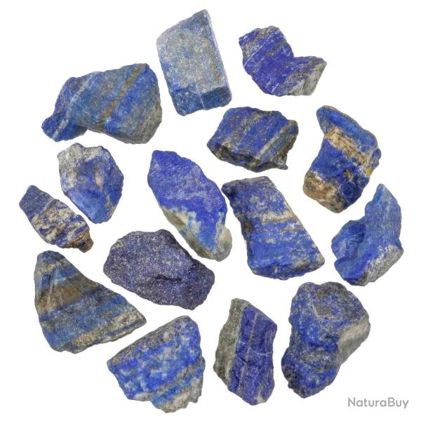 Pierres brutes lapis lazuli - Qualit� extra - 4 � 6 cm - Lot de 2