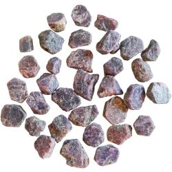 Pierres brutes cristaux de rubis - 1 &agrave; 1.5 cm - 20 grammes