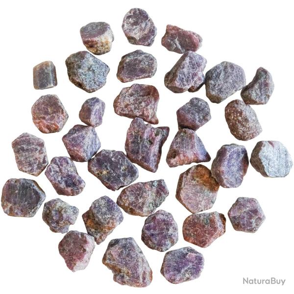 Pierres brutes cristaux de rubis - 1 � 1.5 cm - 20 grammes