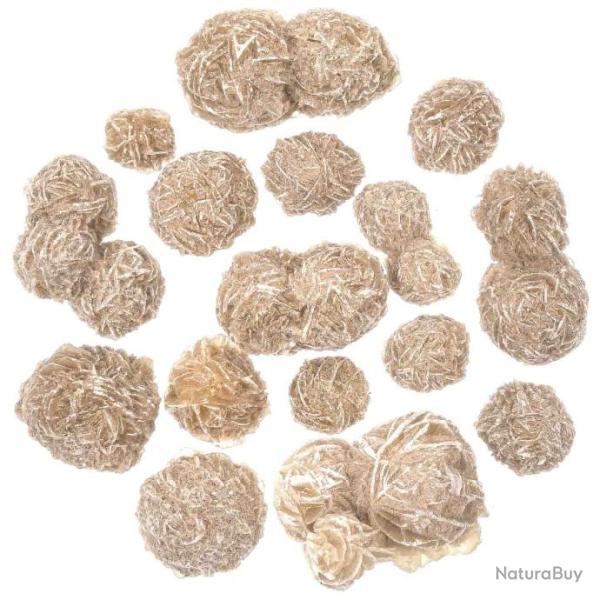 Pierres brutes rose des neiges - 1 � 3 cm - 250 grammes